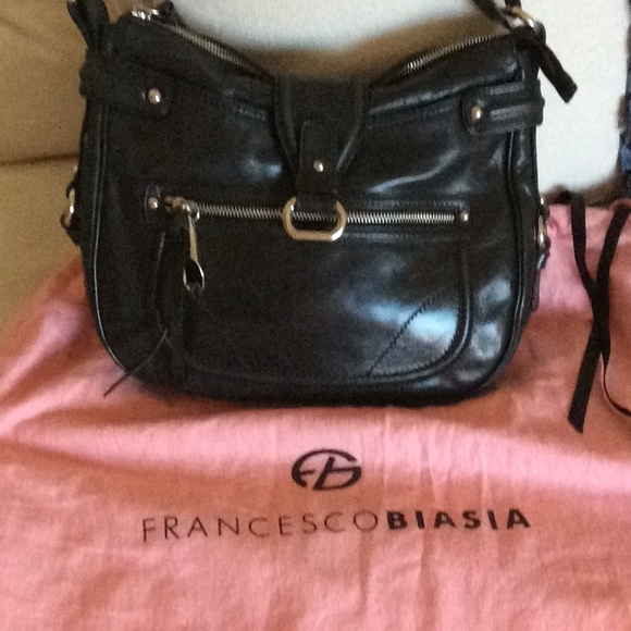 Francesco Biasia black leather purse - Picture 4 of 8